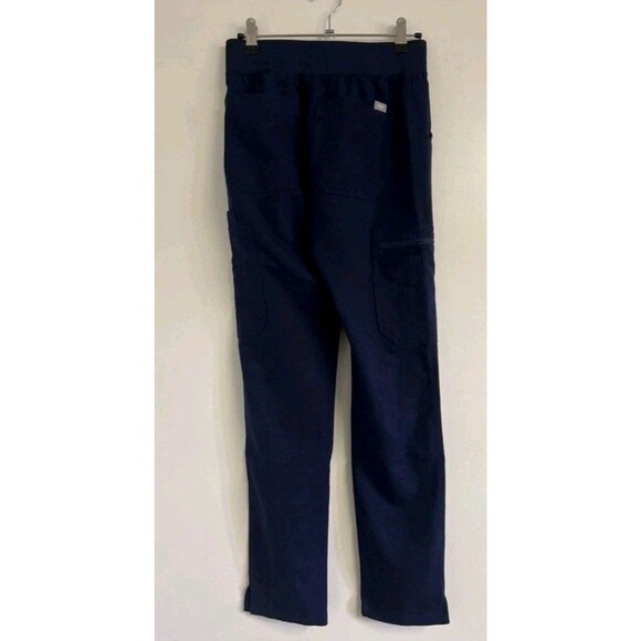 Figs Yola With Yoga Waistband Skinny Women's Scrub Pants XXS Navy - Picture 3 of 9
